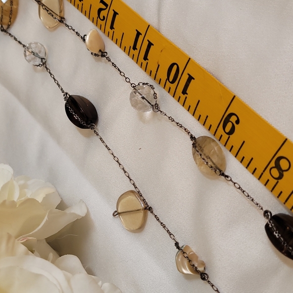 White House Black Market beaded 30" necklace - Picture 5 of 9